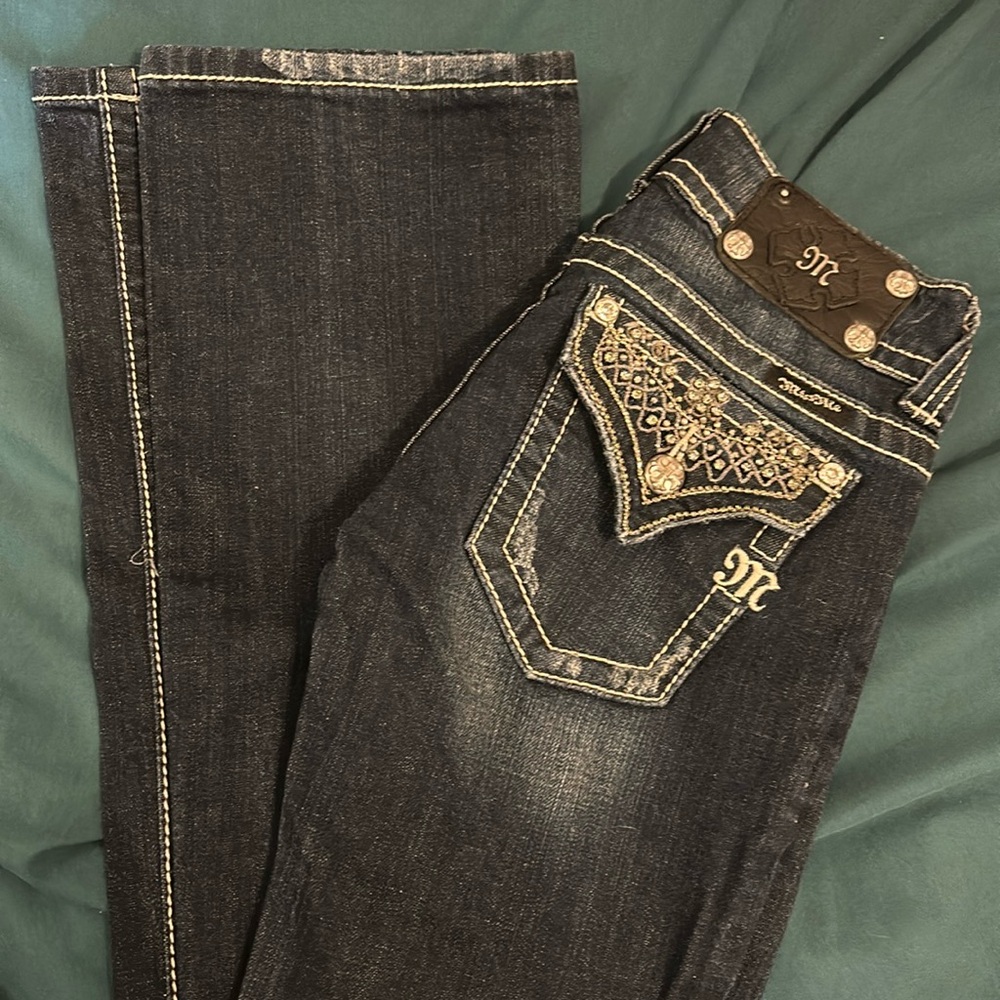 Miss Me Women's Dark Blue Boot Cut Jeans